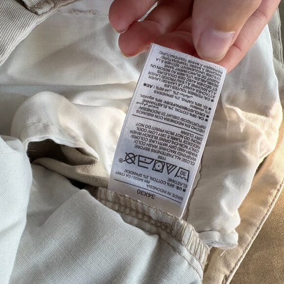 Old Navy Men's Slim Rotation Chino Pants Khaki 34X40 Work Office - Picture 11 of 14